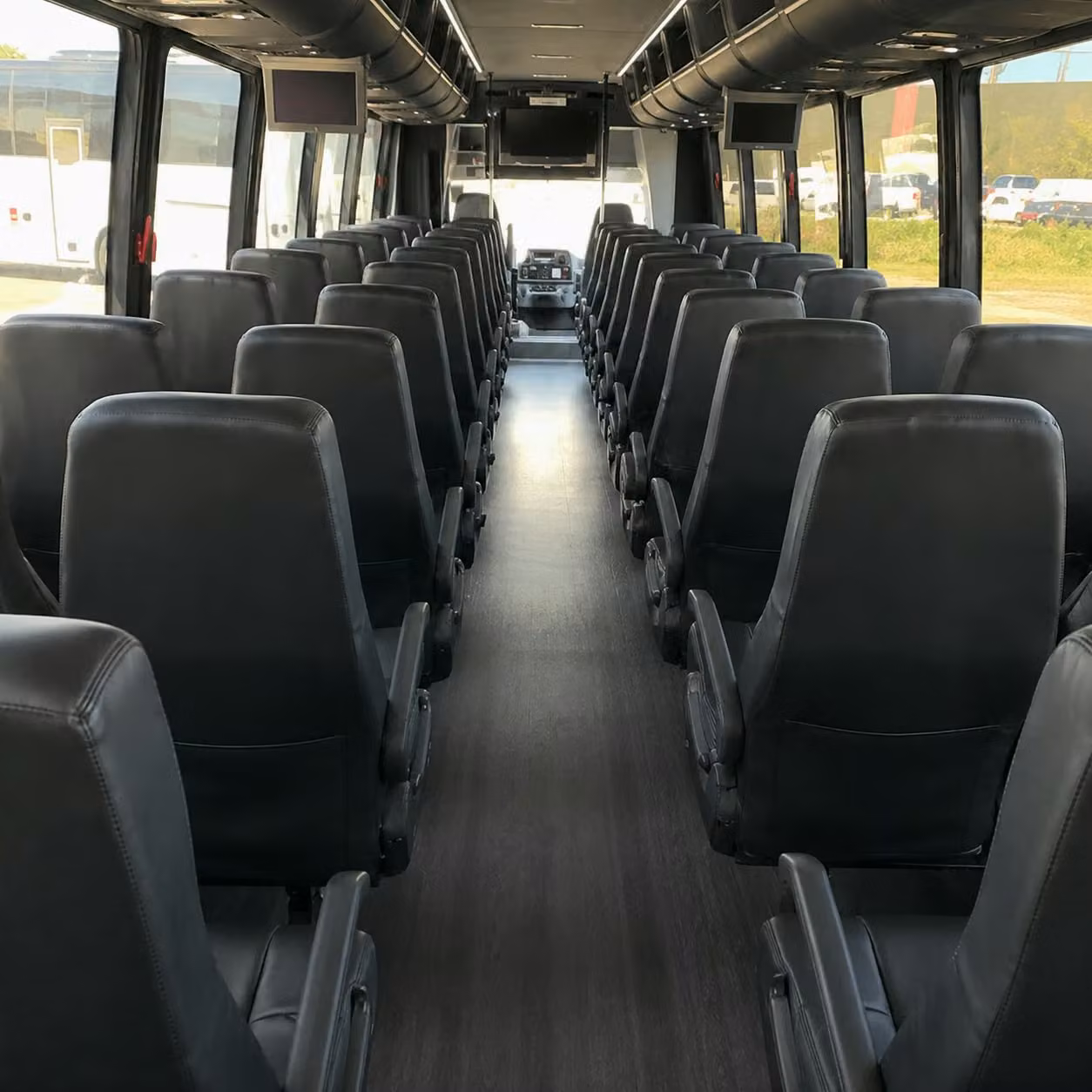 25 passenger minibus inside