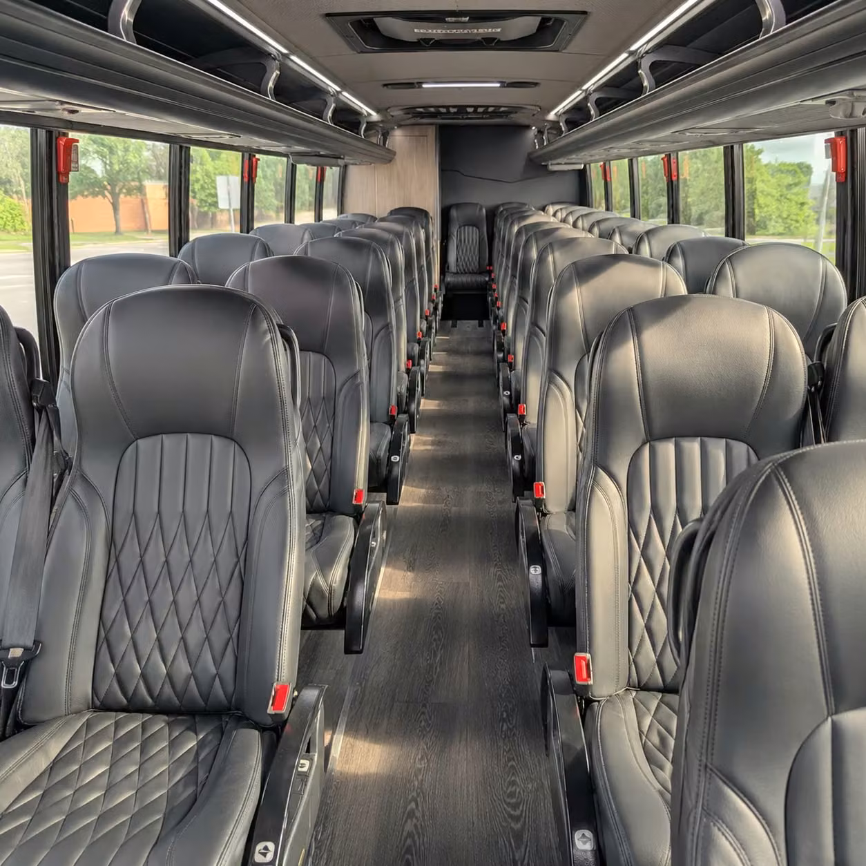 30 passenger minibus interior